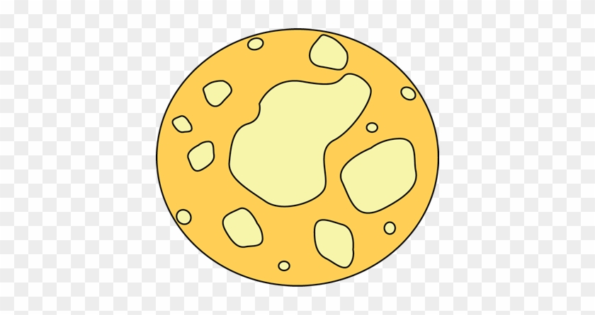 Bright Yellow Moon - My Cute Graphics Moon #21039