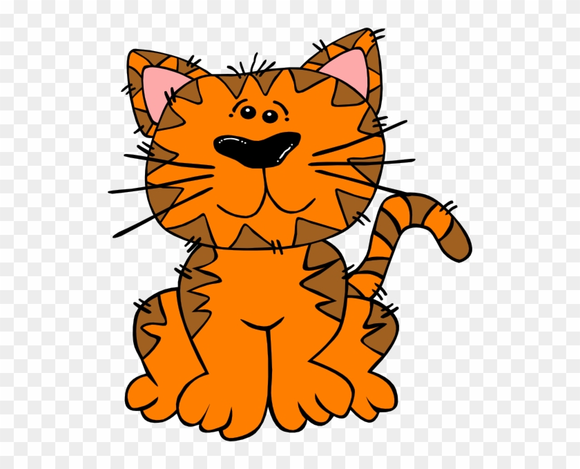 Sad Kitten Clipart Free Clipart Images - Orange Cat Clipart #21705