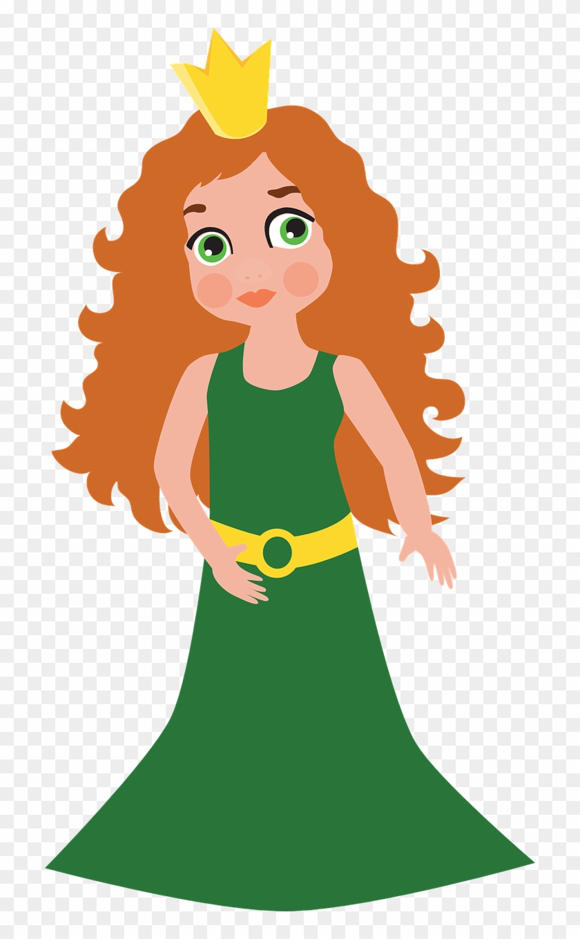 Crown Clipart Lord - Cartoon Girl With Crown #21898