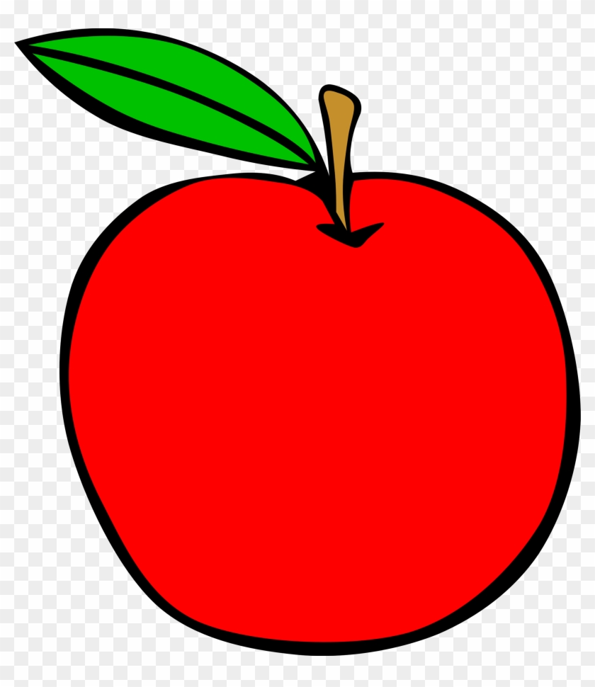 Clipart Simple Fruit Apple Clip Art - Apple Clip Art #21952