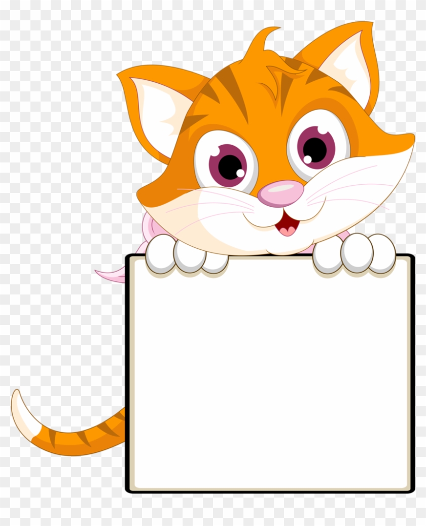 Kitty Cat Clip Art - 1 Sınıflar Için Yaka Kartlari #22013