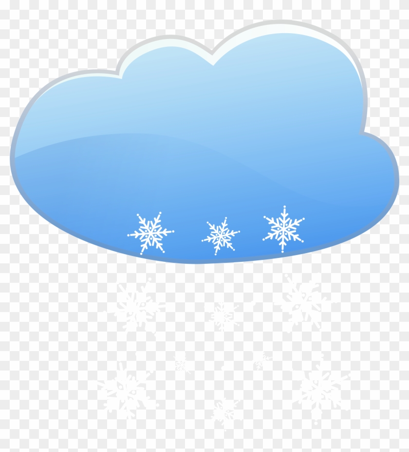 Cloud And Snow Weather Icon Png Clip Art - Cloud #22095