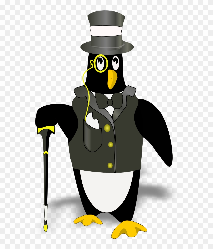 Penguin In Tux Clipart, Vector Clip Art Online - Coolest Thing Throw Blanket #22421