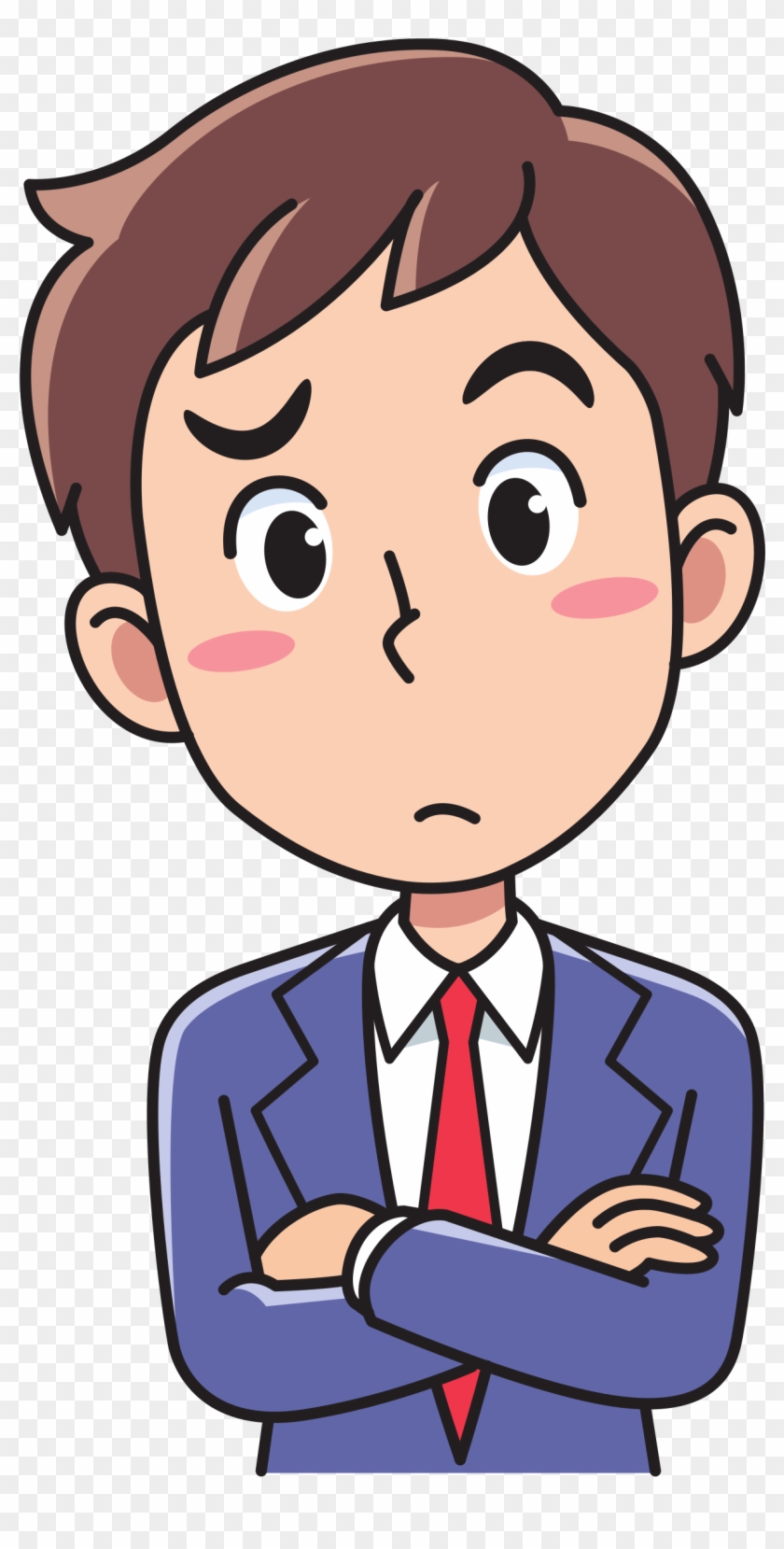 Big Image - Cartoon Thinking Png #22598