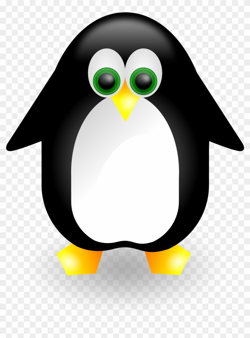 Penguin 2 Linux 555px - Vector Con Chim Canh Cut #22599