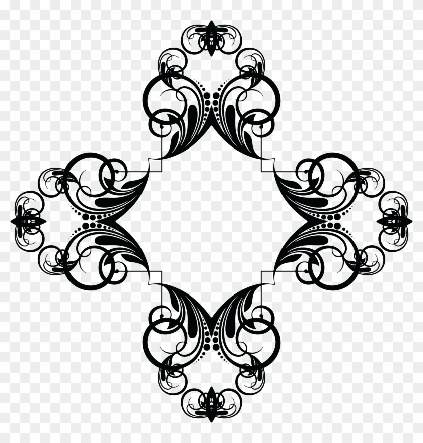 Free Clipart Of A Frame Design Element - Musical Note Hd Clipart #22669
