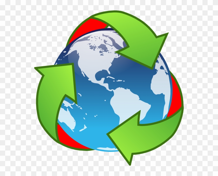 Recycle Symbols Clip Art - Earth Reduce Reuse Recycle #24309