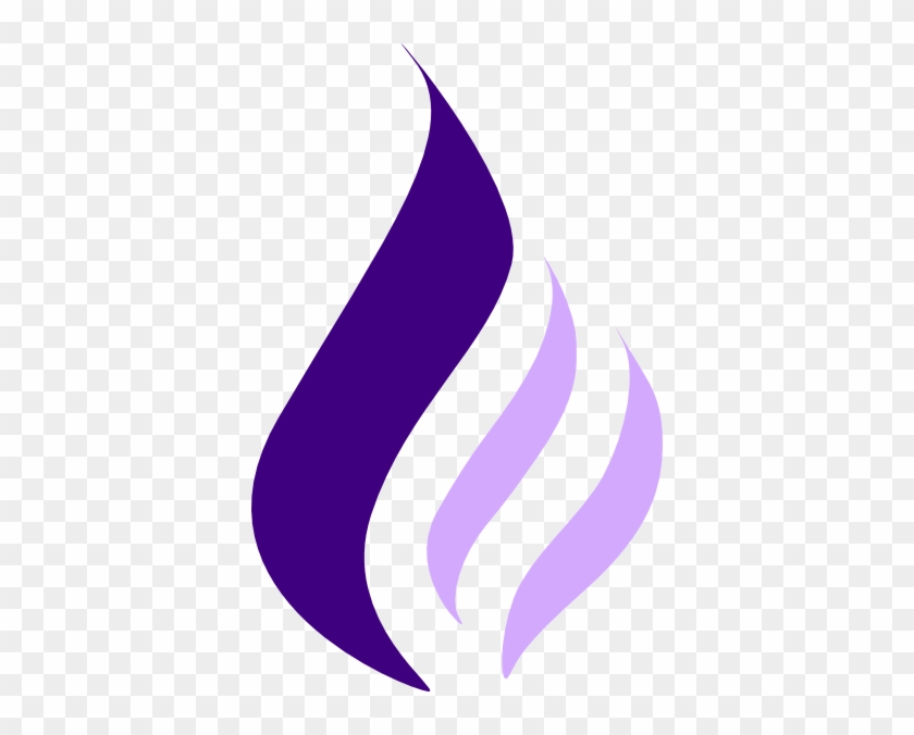 Purple Flame Clipart Transparent #24461