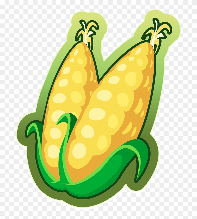 Korn Clipart Leafy Vegetable - ข้าวโพด การ์ตูน Png #25018
