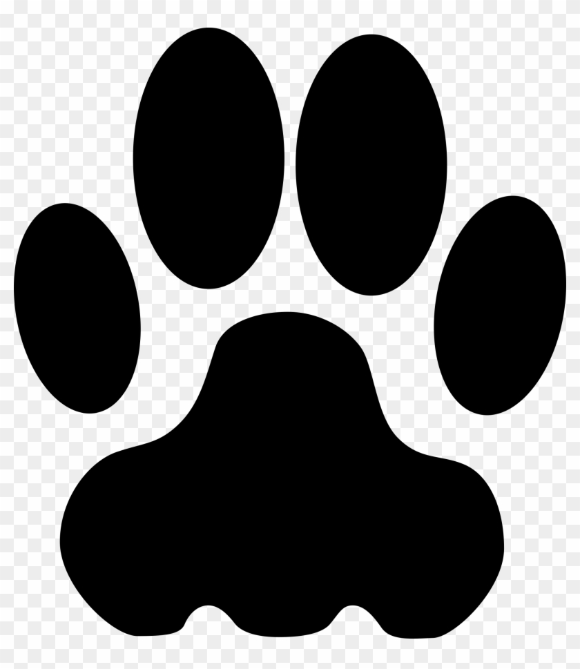 Best Of Cub Paw Print Clip Art Medium Size - Dog Paw Clipart #25178