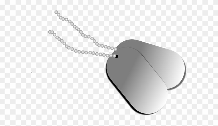 Dog Tags Clip Art At Clker Com Vector Clip Art Online - Military Dog Tags Clip Art #25201