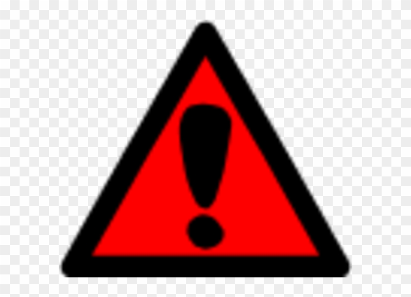 Attention Clip Art The Cliparts - Clip Art Hazard Sign #25473