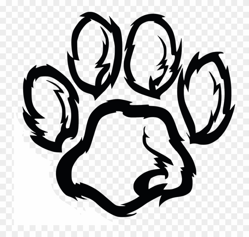 Paw Footprint Wildcat Cat Wildlife - Jaguar Logos Clip Art #26361