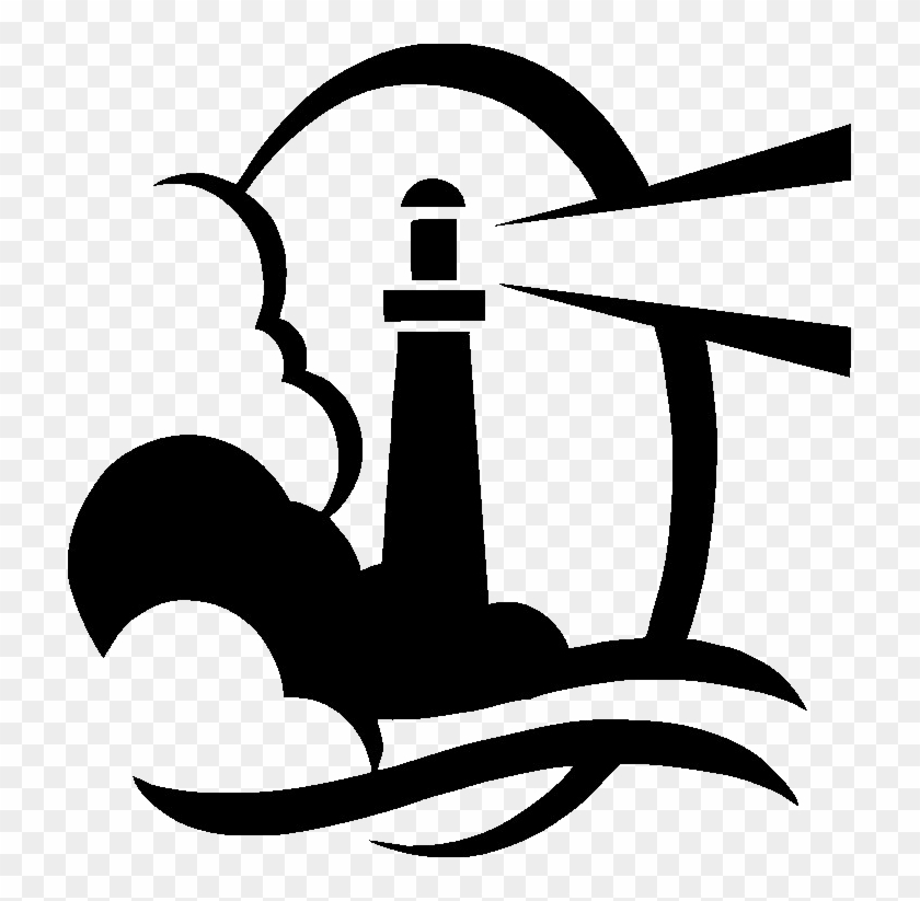Lighthouse Clipart Black And White #26649