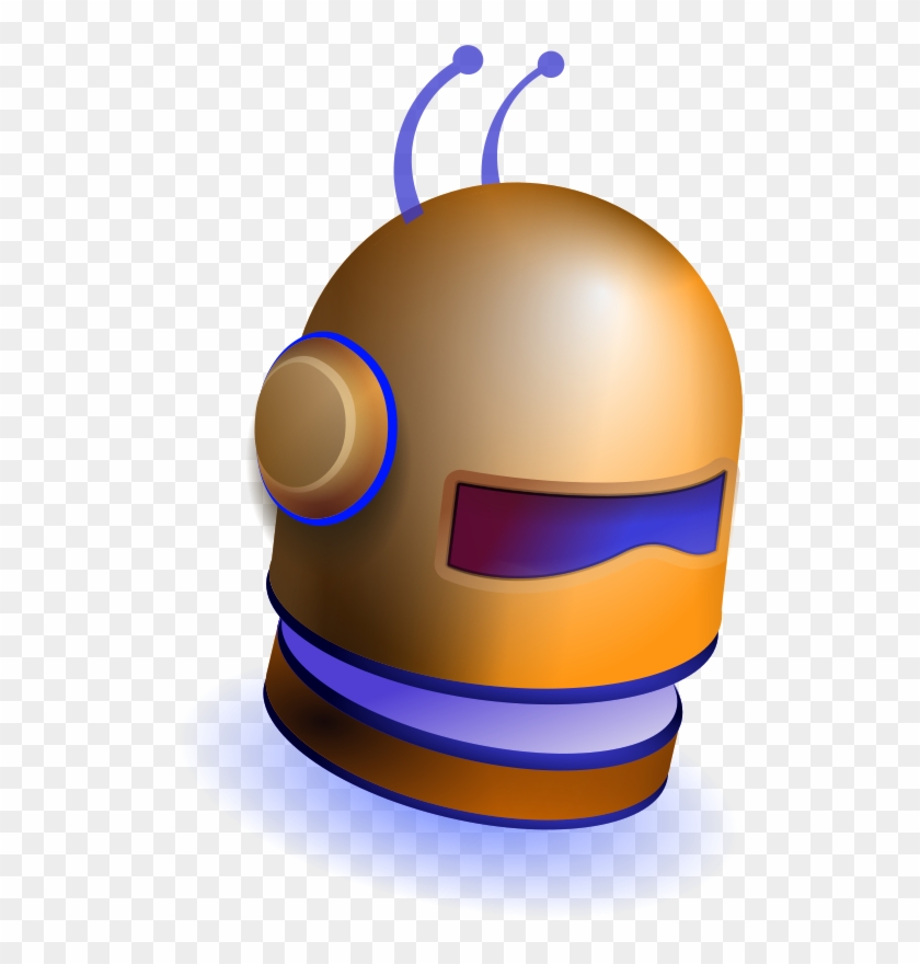 Image For Robot Helmet Clip Art - Robot #164546