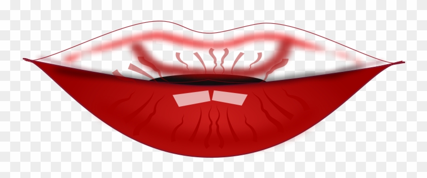 Lips By Netalloy Svg Vector File, Vector Clip Art Svg - Clip Art #165178