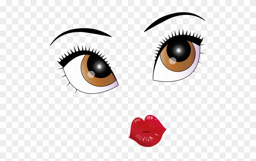 Pretty Girl Kissing Smiley Emoticon Clipart - Pretty Girl Kissing Smiley Emoticon Clipart #166376
