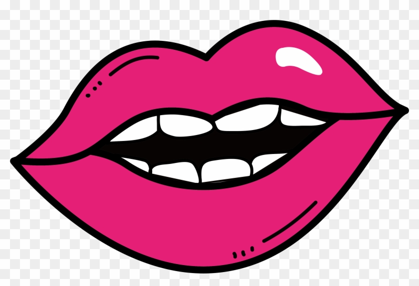 Lip Drawing Clip Art - Lip Drawing Clip Art #166572