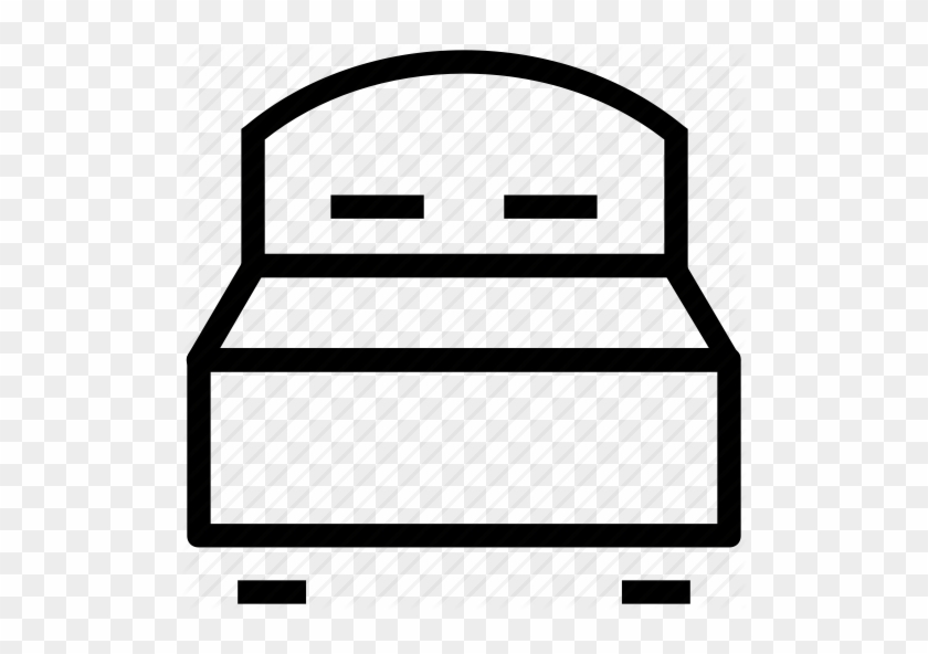 Bed, Bed Frame, Bedroom, Furniture, Sleeping Bed Icon - Draw An Open Drawer #167169