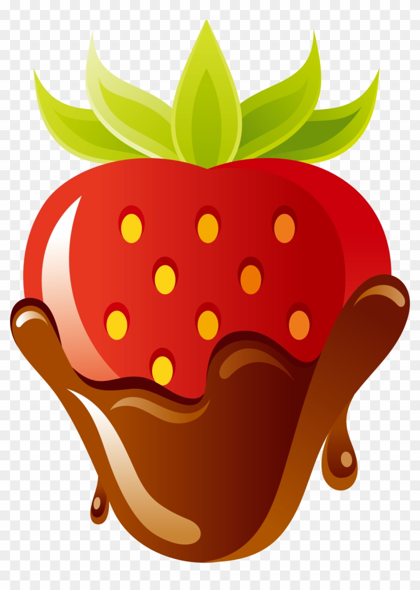 Chocolate Covered Fruit Royalty Free - سكرابز فراوله #167895