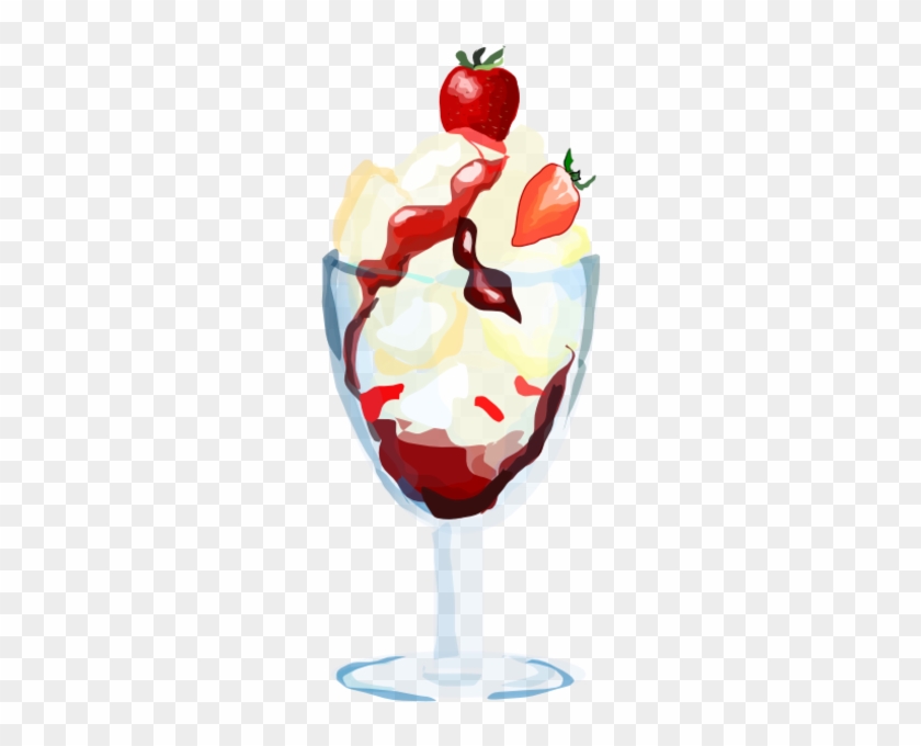 Ice Cream Sundae Clipart Png #167965
