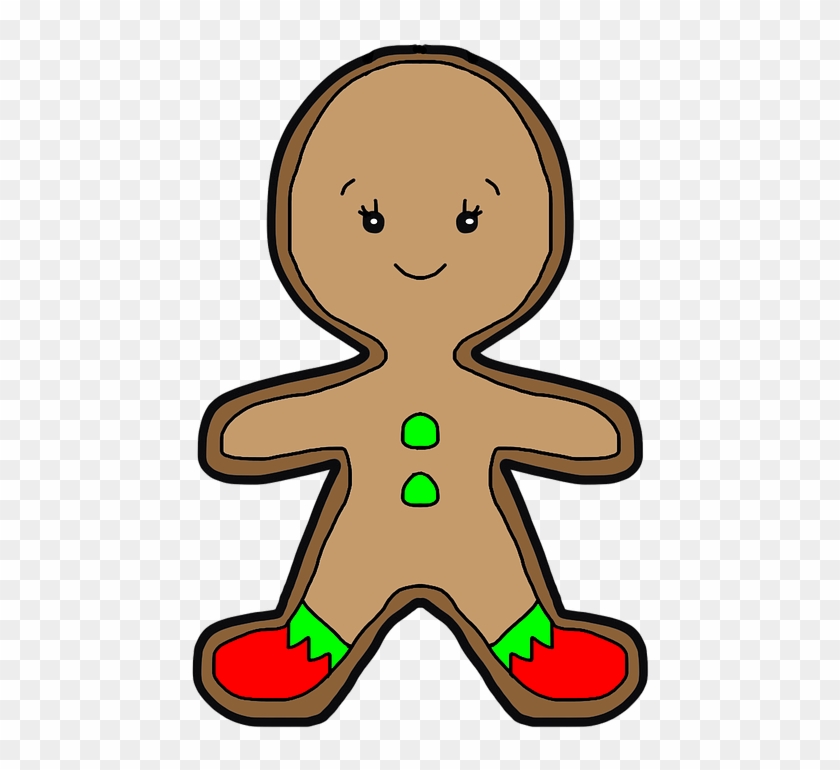 Cookie Ginger Christmas Celebration - Galleta De Navidad Png #168310