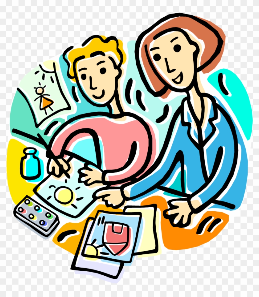 Elementary - Art Teacher Clip Art #168549