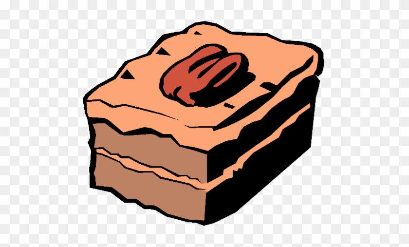 Brownie 20clipart - Square Chocolate Cake Clipart #168678
