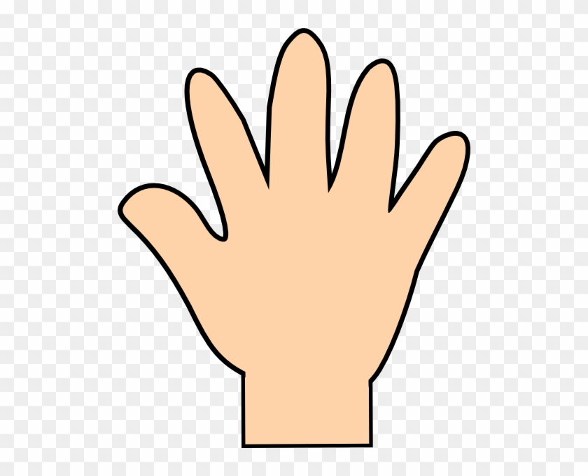Hand Cut Out Template - Hand Clipart #168787
