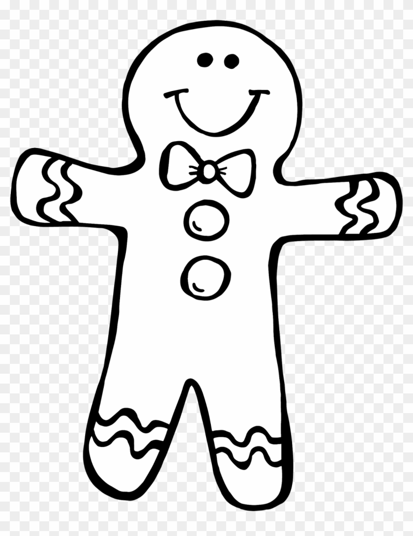 Gingerbread Boy And Girl Clipart - Gingerbread Boy And Girl Template #169153