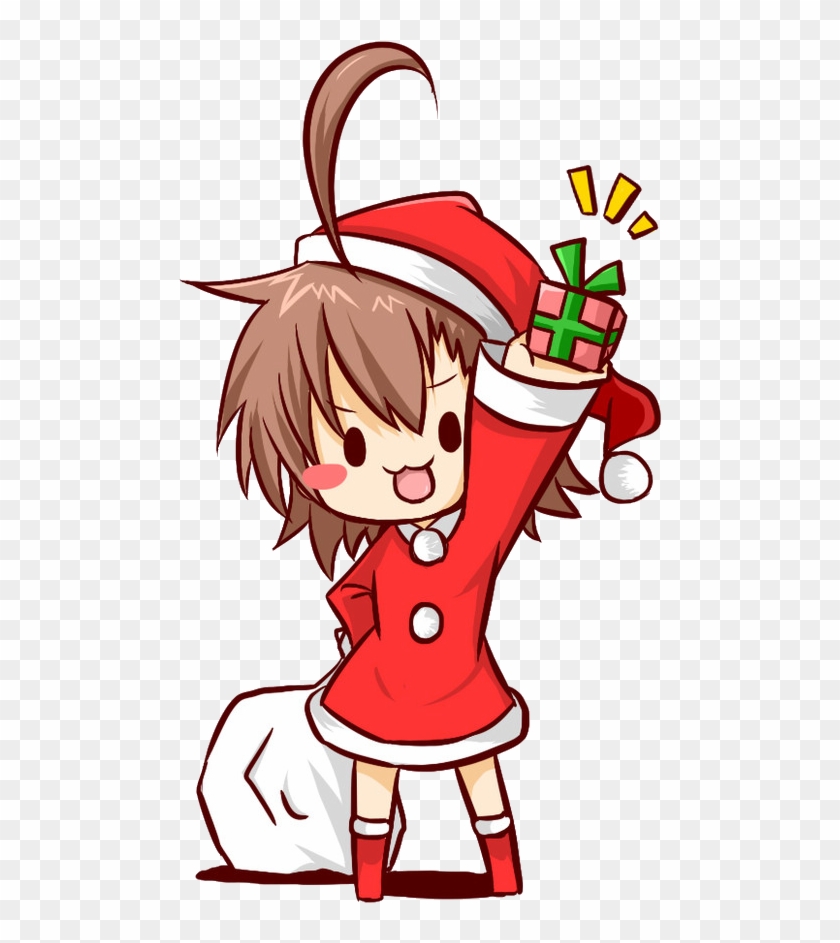 Christmas Event - Cute Girl With Christmas Gift Bag Sweatshirt (ugly #169179