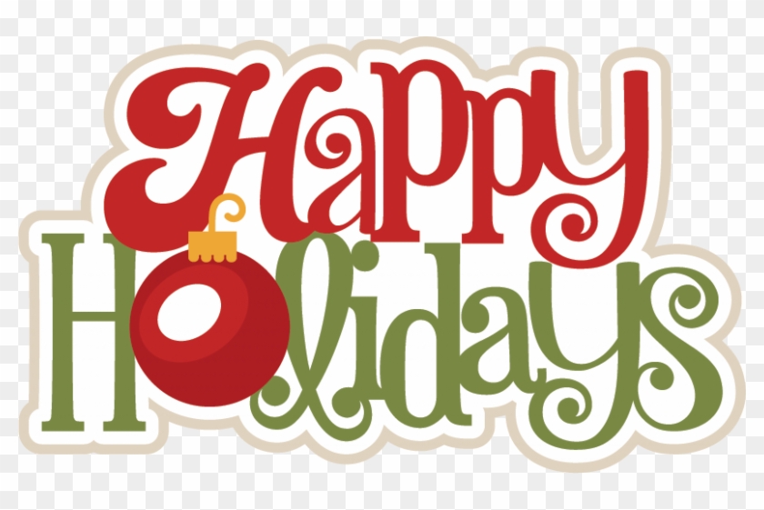 Happy Holidays Png #169294