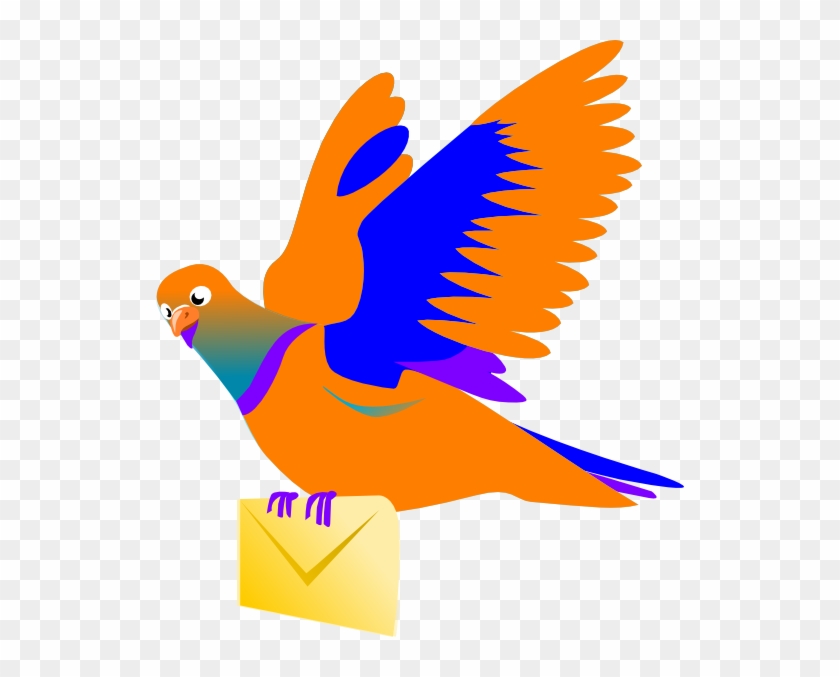 Email Message Bird Clip Art At Clker Com Vector Clip - Bird Message Png #169327