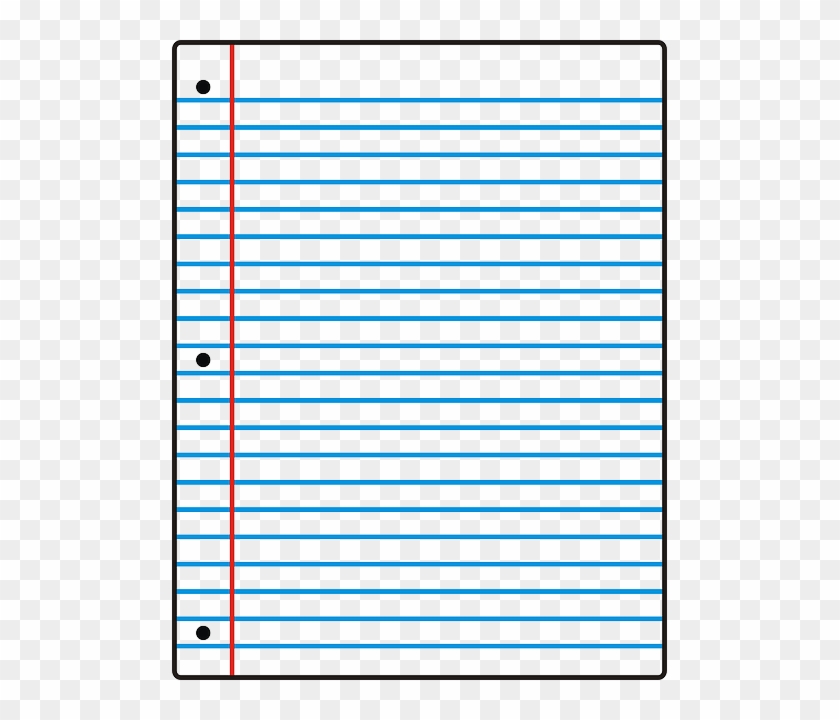 Notebook Note Paper Pencil Papers Print Leaf - Sheet Of Notebook Paper #169678