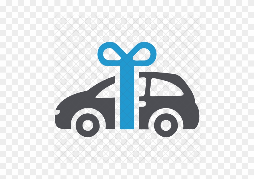 Gift Car Icon - Car Gift Icon #906695