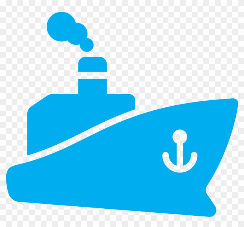 Ship Icon Png Blue #907110