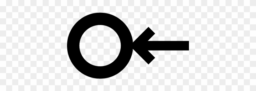 Small Circle Outline With Arrow To The Left Vector - Circle Arrow To The Right #907368