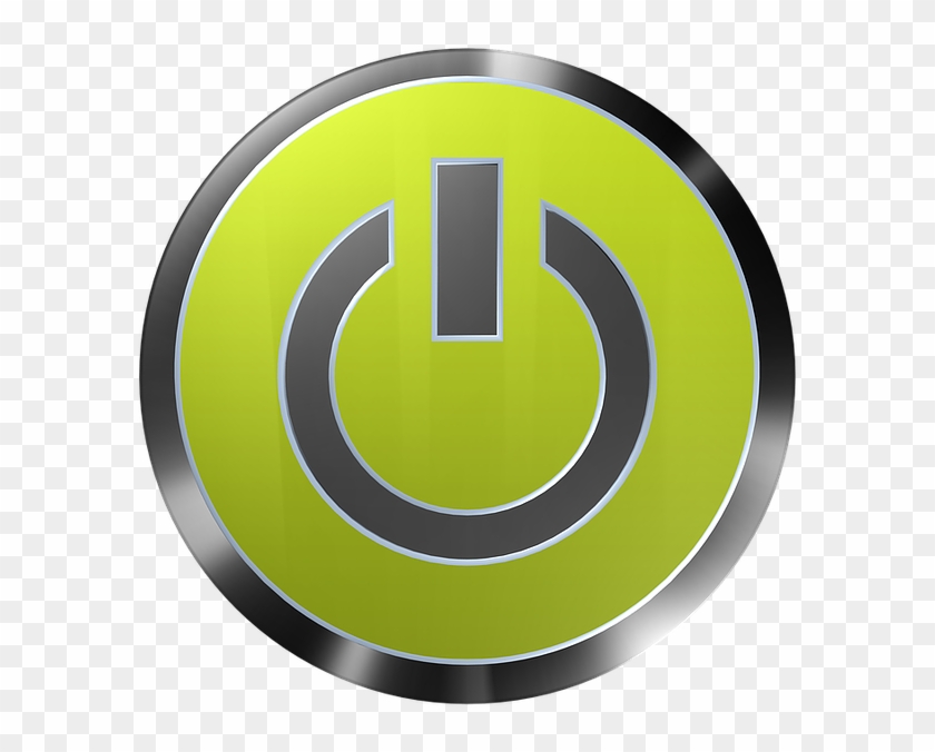 Button, Power, Power Button, Switch - Logo Power Off Png #907477
