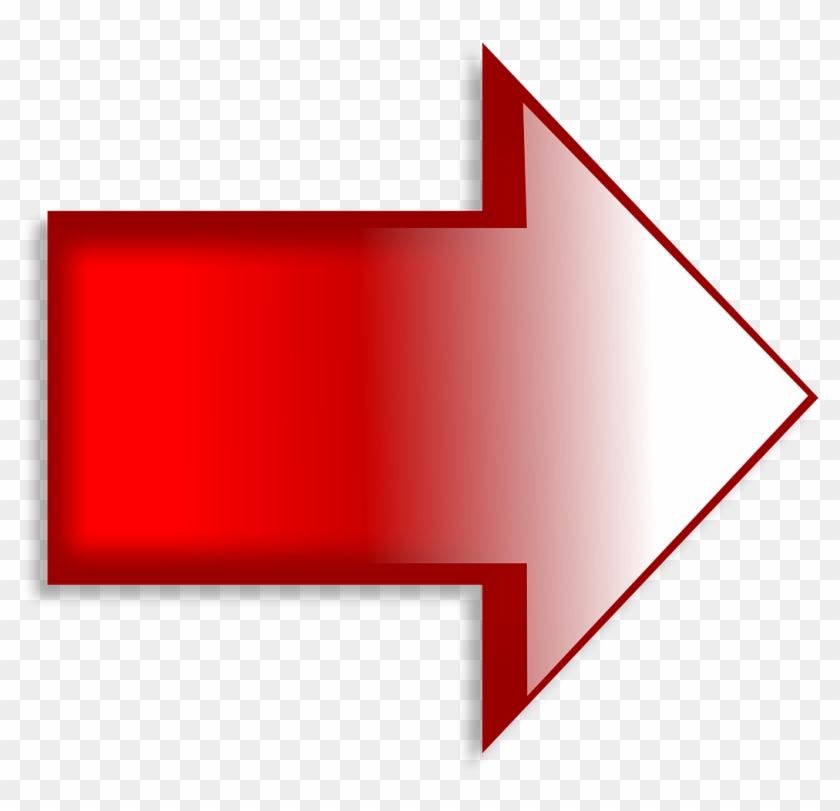 Right Arrow Red Symbol Sign Png Image - Mũi Tên Đỏ #907548