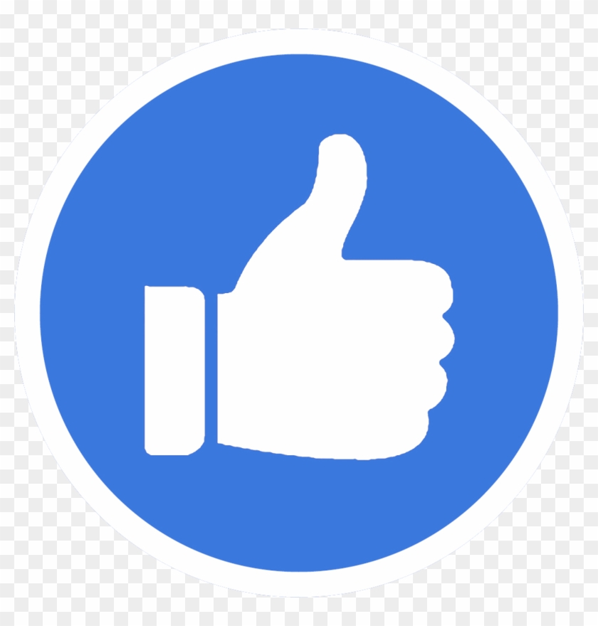 Facebook Like Button Computer Icons Thumb Signal - Facebook Messenger Round Icon #908210