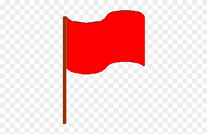 Flag Marshal - Waving Red Flag Gif #908895
