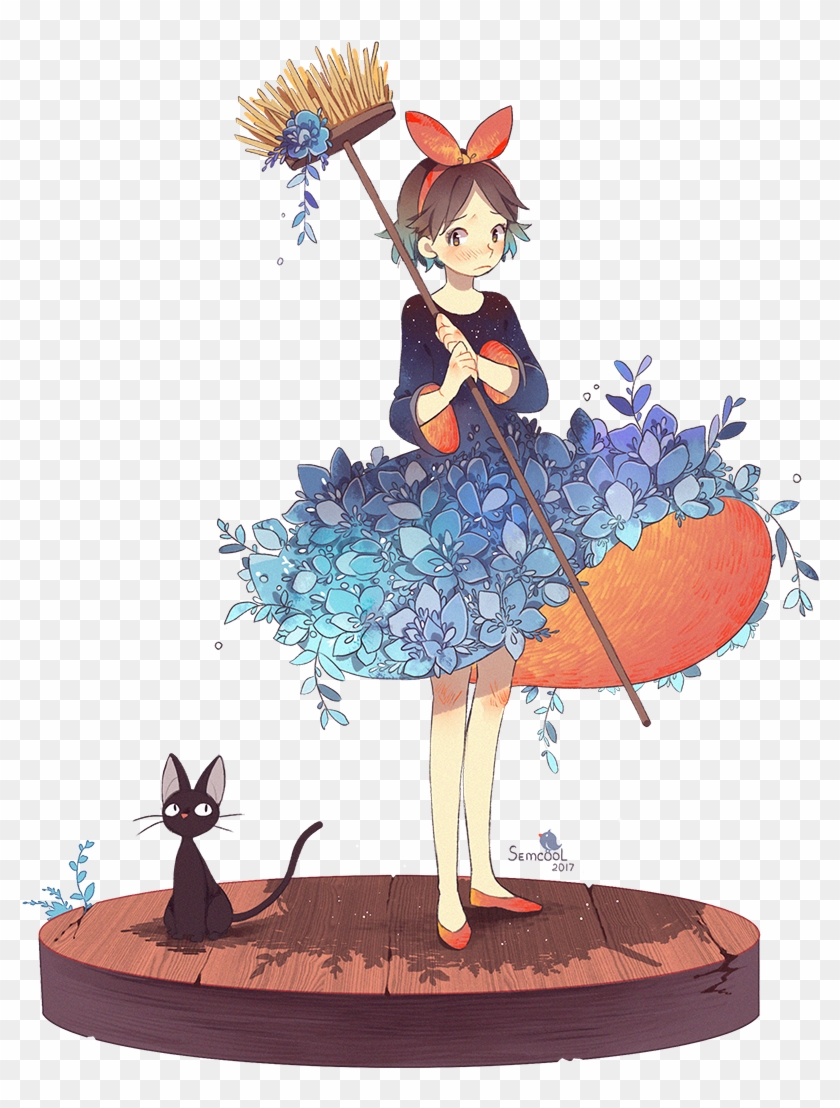 Art, Anime, Ghibli, Kiki's Delivery Service, Girl, - Art, Anime, Ghibli, Kiki's Delivery Service, Girl, #909024