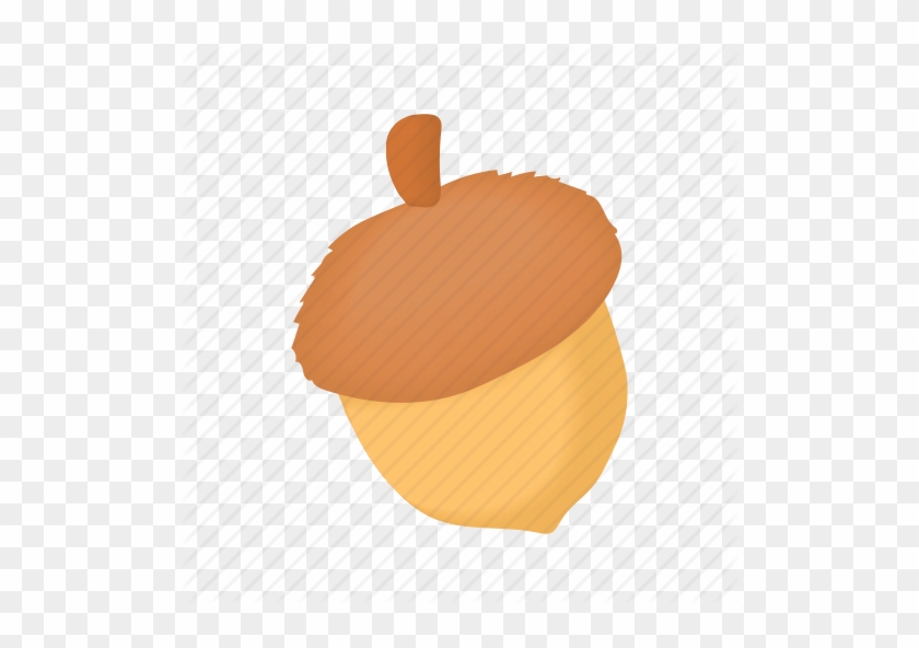 Acorn, Cartoon, Nature, Nut, Oak, Plant, Seed Icon - Illustration #909277