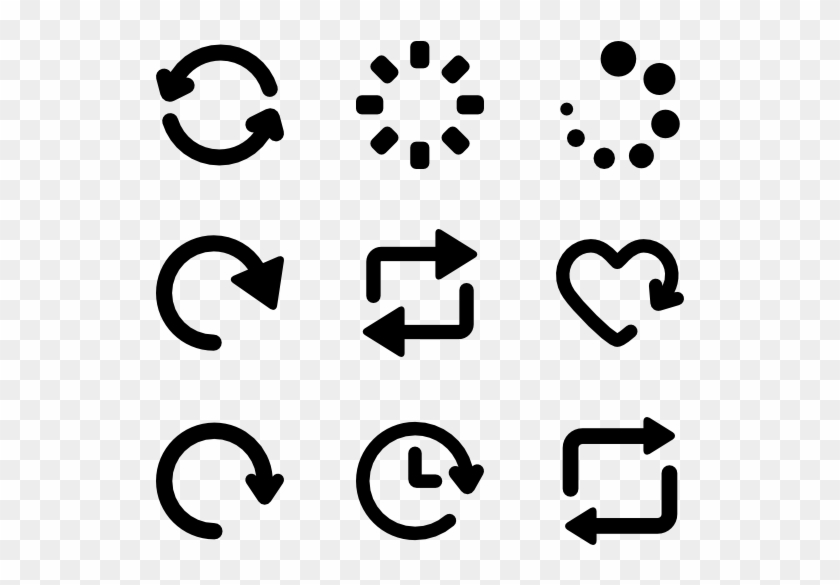 Refreshing And Reloading Lineal - Loading Icon Eps #909468