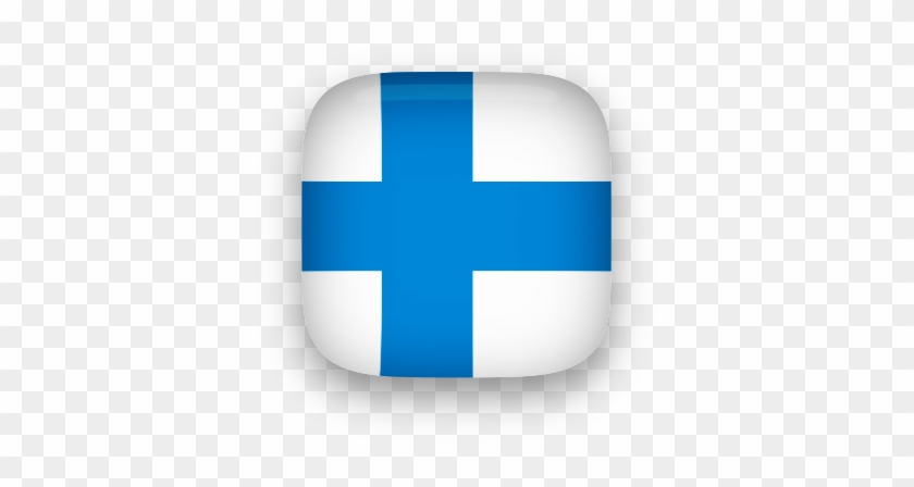Finland Button Square - Finnish Flag Clipart #909672