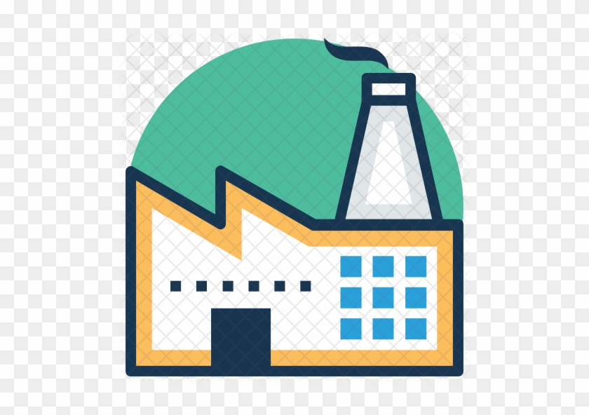 Industrial House Icon - Industrial House Icon #909821