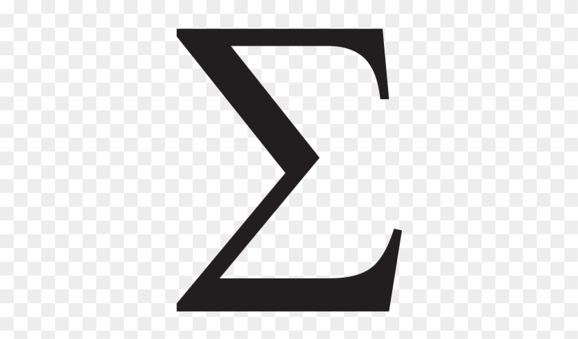 Sigma Uppercase Greek Letter Wall Quotes Art Decal - Sigma Png #910587