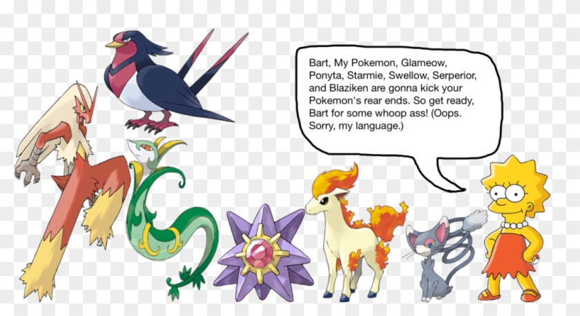 Lisa Simpson's Pokemon By Darthranner83 - Cartoon #910699