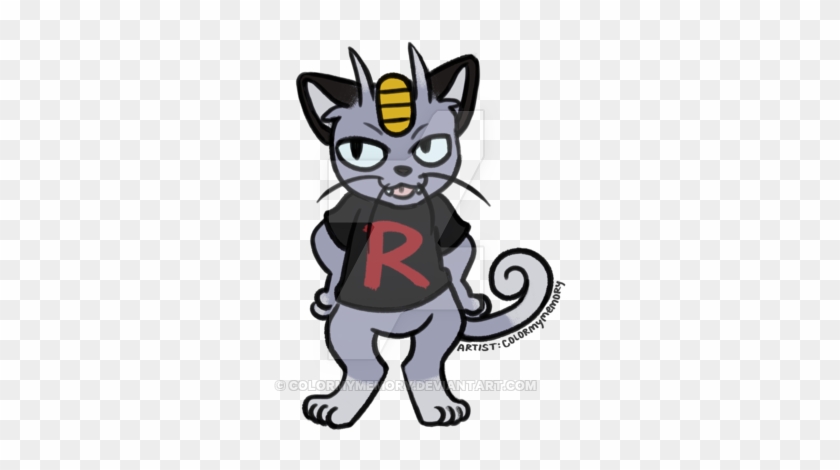 Anime Cats Meowth B By Colormymemory On Deviantart - Cat #911337