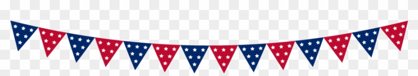 Blue Firework Clip Art Download - Red White And Blue Bunting Png #911784